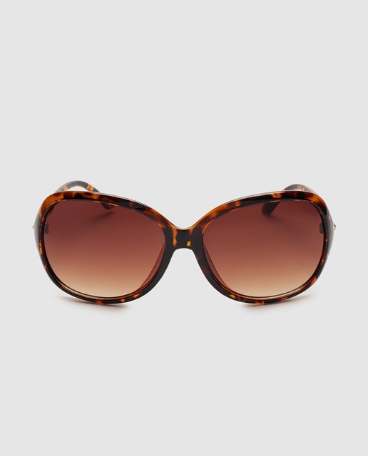 Óculos de sol de mulher El Corte Inglés ovais havana Óculos de sol de mulher El Corte Inglés ovais havana