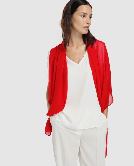 red evening jacket womens