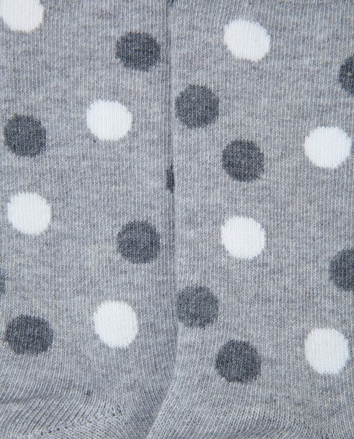 Calcetines infantiles Cotton Juice de topos grises Calcetines infantiles Cotton Juice de topos grises