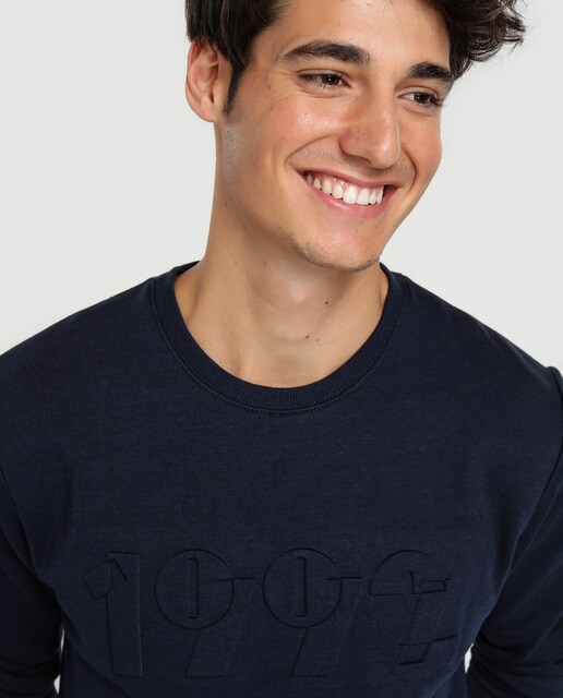 Sudadera de hombre con cuello redondo Sudadera de hombre con cuello redondo