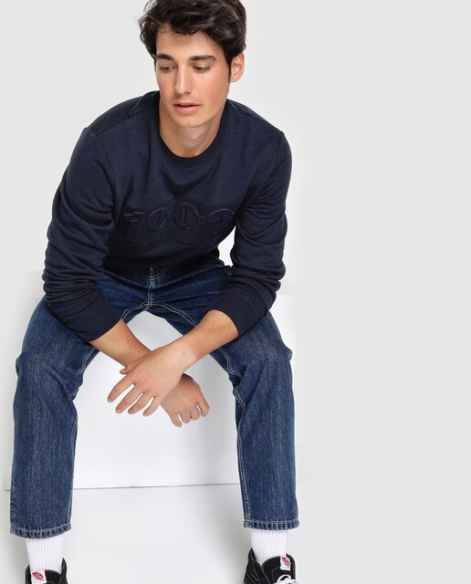 Sudadera de hombre con cuello redondo Sudadera de hombre con cuello redondo
