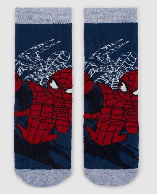 Calcetines Antideslizantes De Ni O Disney Marvel Con Spiderman Disney