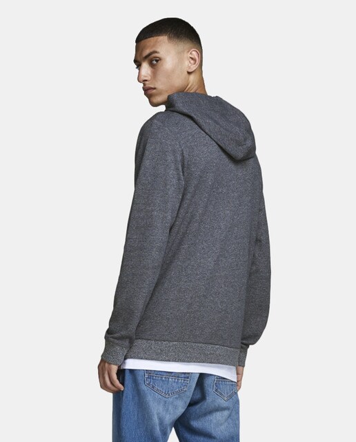 Sudadera de hombre azul marino con capucha Sudadera de hombre azul marino con capucha