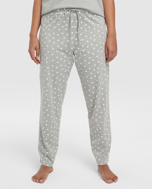 Calças de pijama tamanhos grandes com estampado Calças de pijama tamanhos grandes com estampado