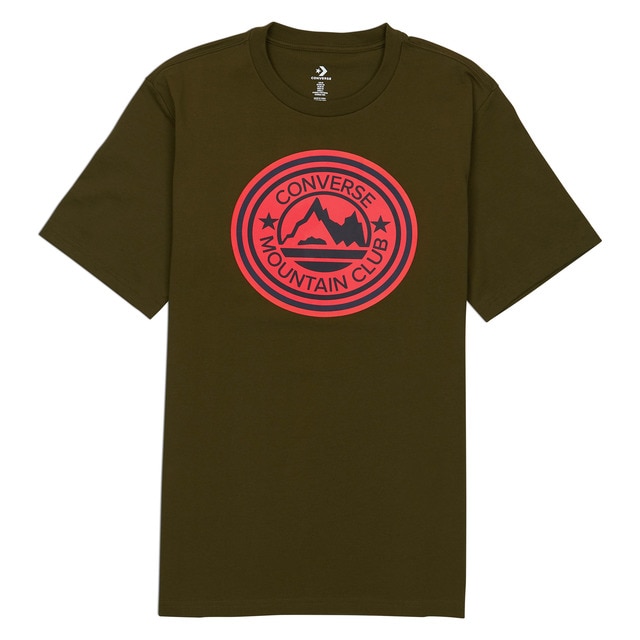 converse t shirt mens brown