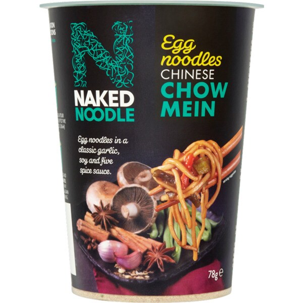 Noodles Chow Mein Embalagem G Naked Noodle Supermercado El Corte