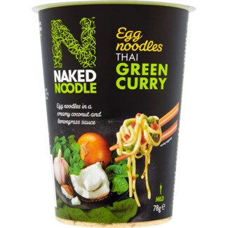 Noodles Caril Verde Embalagem G Naked Noodle Supermercado El