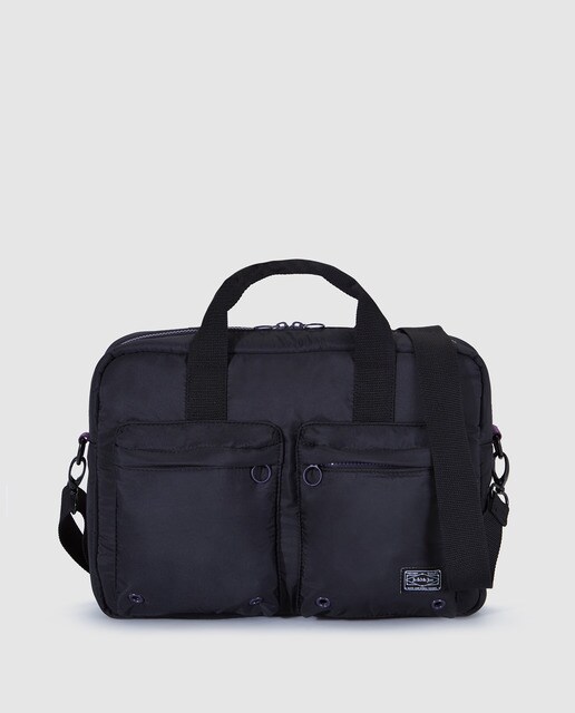 Porta-documentos de homem Jo & Mr. Joe Men preta com fecho de correr Porta-documentos de homem Jo & Mr. Joe Men preta com fecho de correr