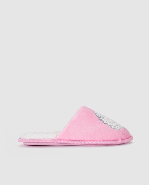 Pantufas de mulher Énfasis rosa Pantufas de mulher Énfasis rosa
