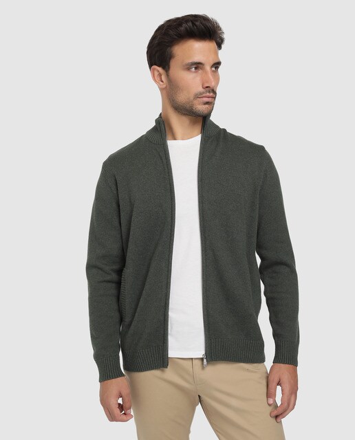 Casaco de malha de homem Dustin com gola alta