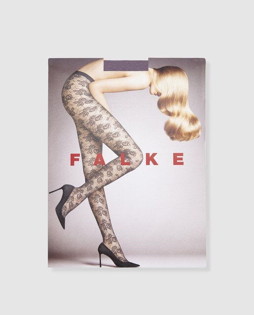 Panty transparente en negro