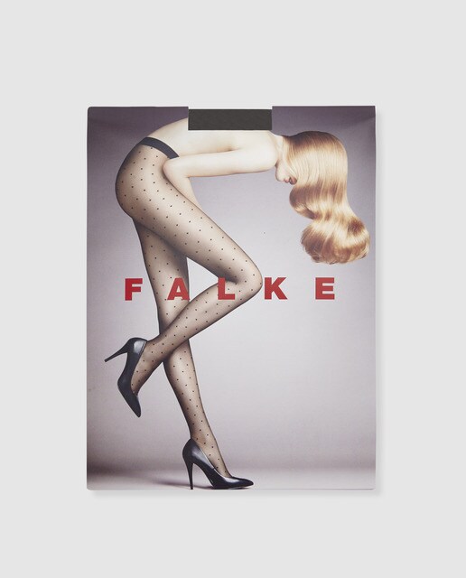 Collants transparentes pretos