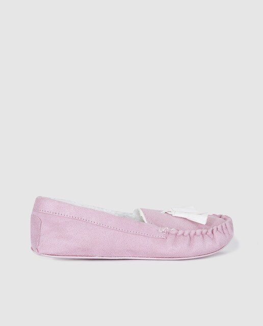 Sapatilhas tipo mocassins de mulher Énfasis rosa Sapatilhas tipo mocassins de mulher Énfasis rosa