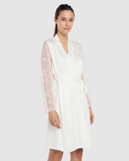 Conjunto comprido cru de mulher