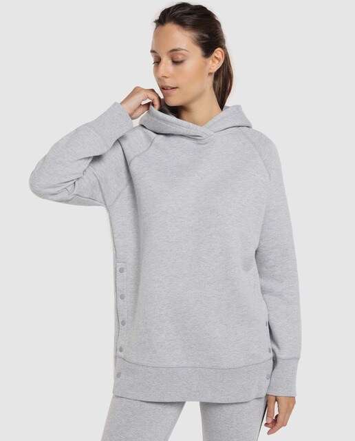 Sweatshirt cinzenta com capuz