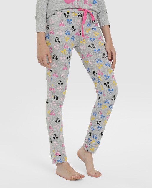 Calças de pijama cinzentas do Mickey Calças de pijama cinzentas do Mickey