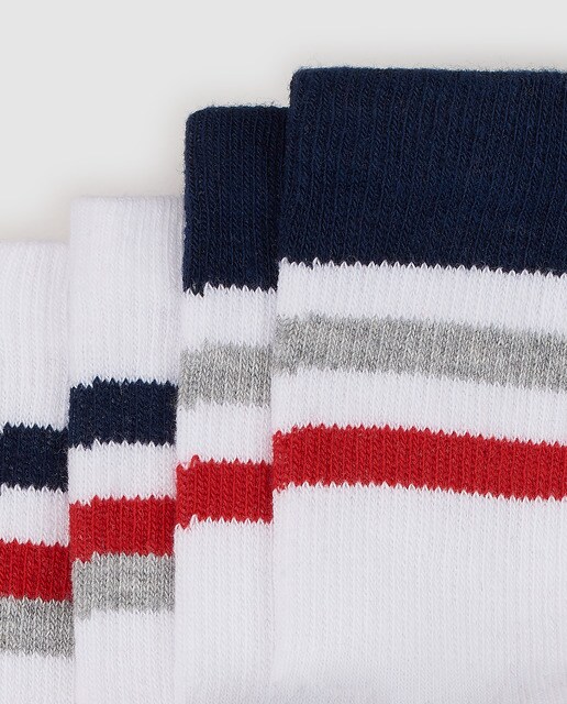 Pack calcetines infantiles Cotton Juice con rayas Pack calcetines infantiles Cotton Juice con rayas