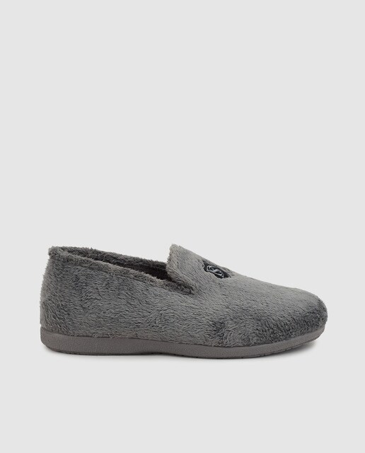 Zapatillas de casa de hombre Dustin cerrada de color gris Zapatillas de casa de hombre Dustin cerrada de color gris