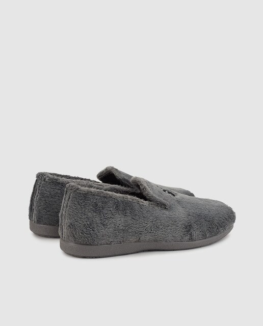 Zapatillas de casa de hombre Dustin cerrada de color gris Zapatillas de casa de hombre Dustin cerrada de color gris