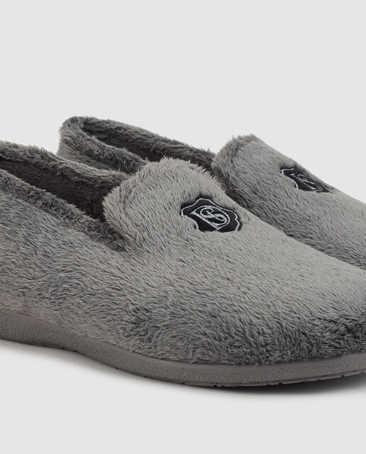 Zapatillas de casa de hombre Dustin cerrada de color gris Zapatillas de casa de hombre Dustin cerrada de color gris