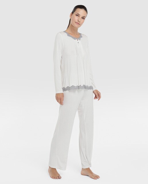 Pijama completo com estampado Pijama completo com estampado