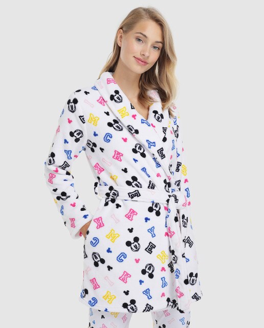 Robe de mulher com estampado do Mickey Mouse Robe de mulher com estampado do Mickey Mouse