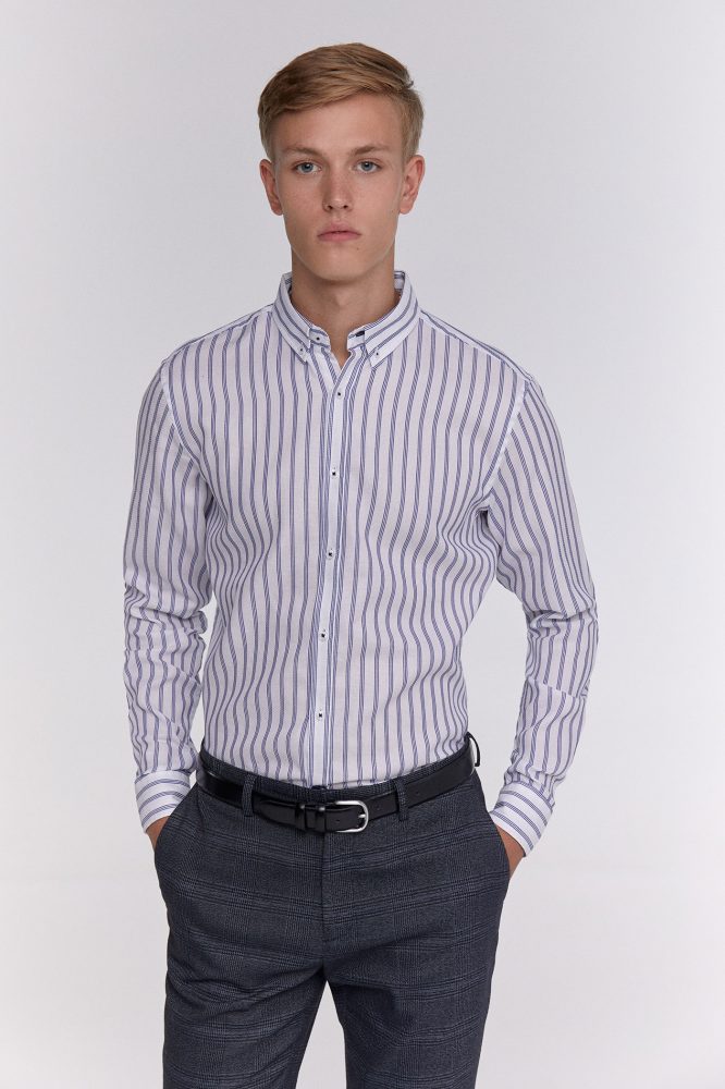 camisas a rayas hombre