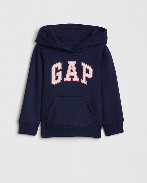 Sweatshirt de rapariga Gap azul com capuz Sweatshirt de rapariga Gap azul com capuz