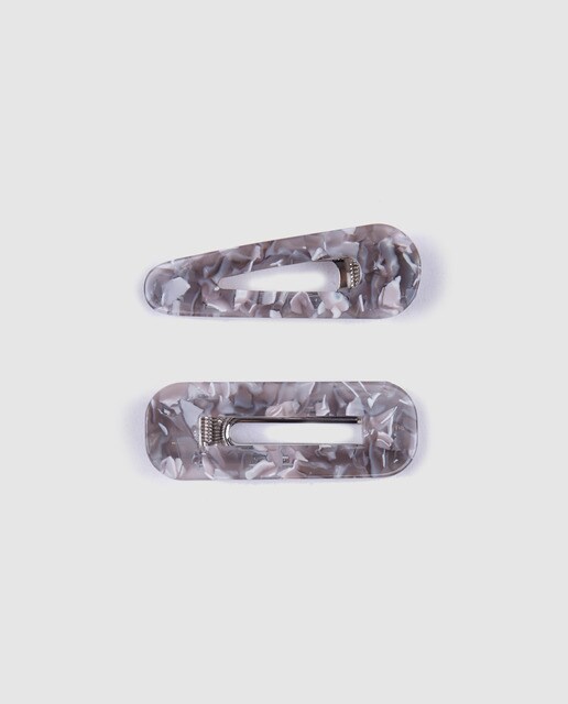 Conjunto de travessões El Corte Inglés cinzento mármore