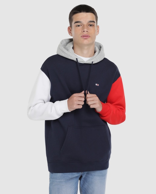 sweat a capuche homme multicolore