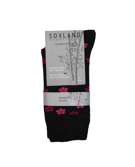 Pack de meias de mulher Soxland de fantasia e às bolinhas