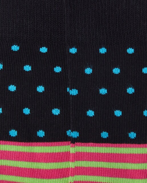 Calcetines infantiles Happy Socks con topos y rayas Calcetines infantiles Happy Socks con topos y rayas