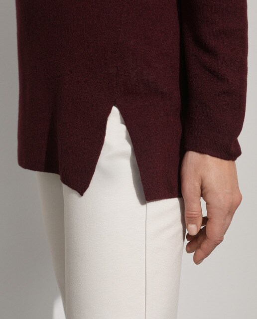 Jersey básico de mujer cuello pico Jersey básico de mujer cuello pico