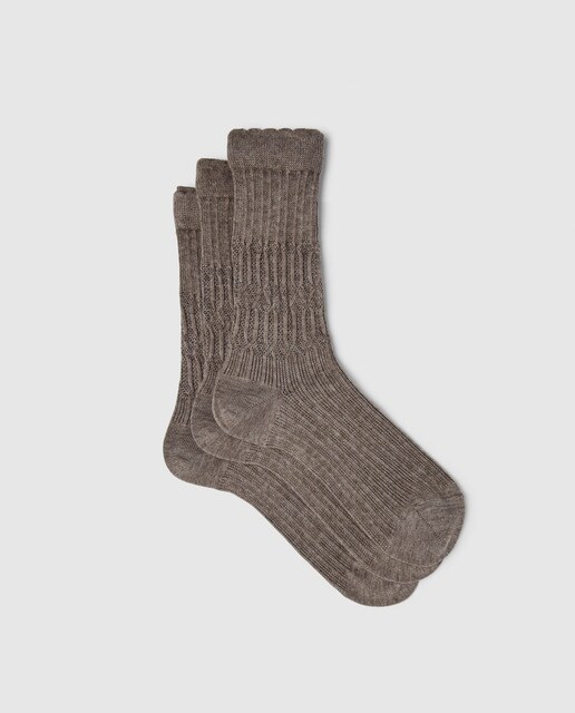 Meias de mulher Free Style bege