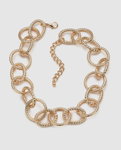 Colar El Corte Inglés de corrente dourada