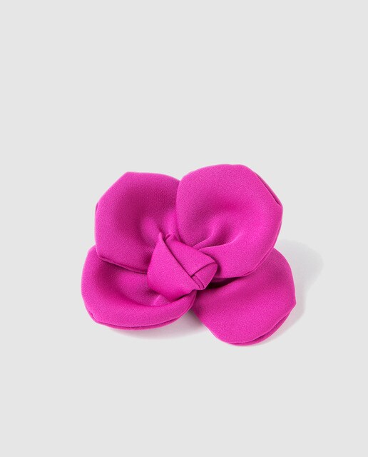 Elástico Cuini de flor rosa fúcsia