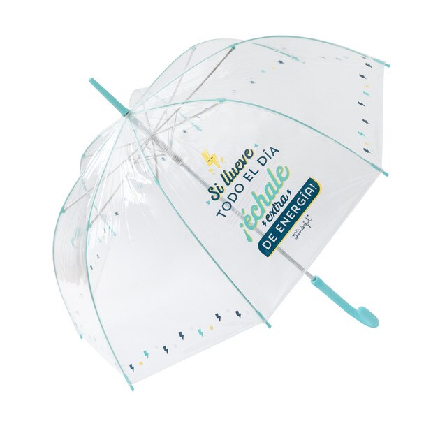 Paraguas Plegable autom/ático Mr Verde Wonderful Si llueve Todo el d/ía /¡/échale Extra de energ/ía