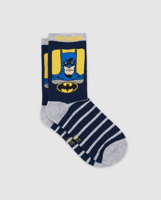 Calcetines de niño Disney Batman azul marino Calcetines de niño Disney Batman azul marino