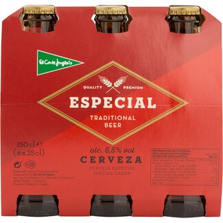 Comprar Cerveza Rubia Especial Tipo Lager Pack Botellas Cl El