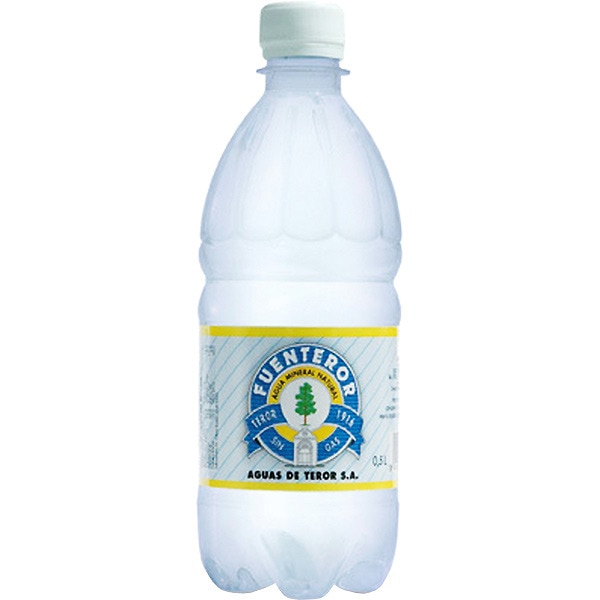 Agua Mineral Natural Con Gas Botella 50 Cl FONTEROR Supermercado El