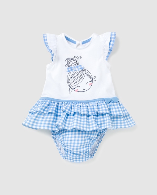 checked baby dress