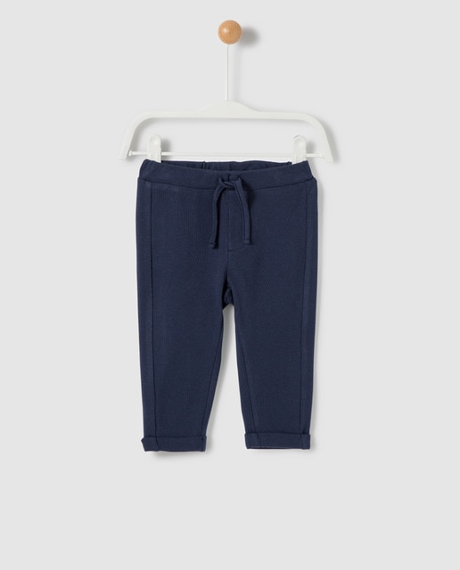 childrens navy blue jogging bottoms