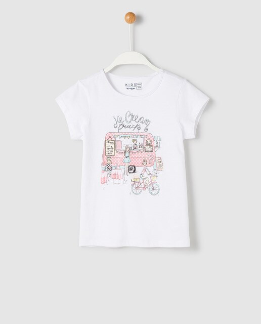 camiseta niña fila