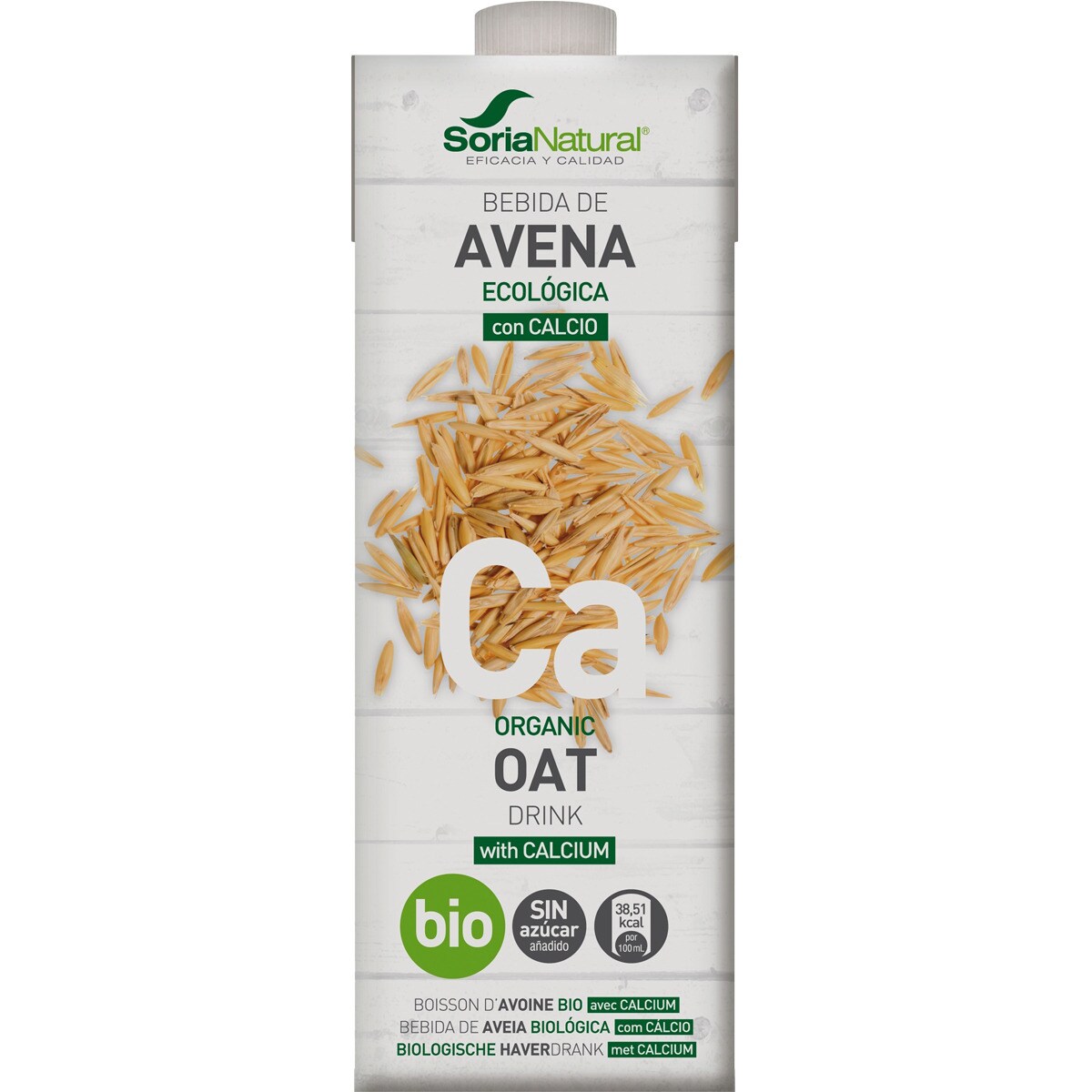 Comprar Bebida De Avena Con Calcio Ecol Gica Sin Lactosa Envase L