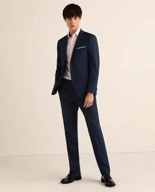 Camisa clássica Fácil de Engomar skinny rosa-claro às micro riscas de homem