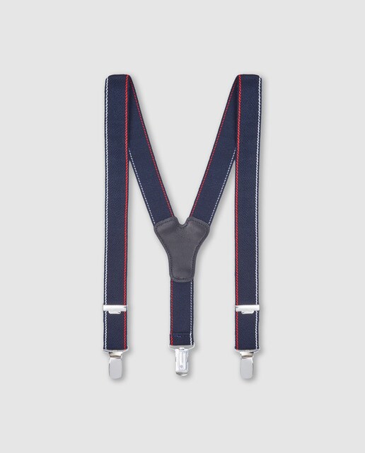 Braces Striped Red//Blue