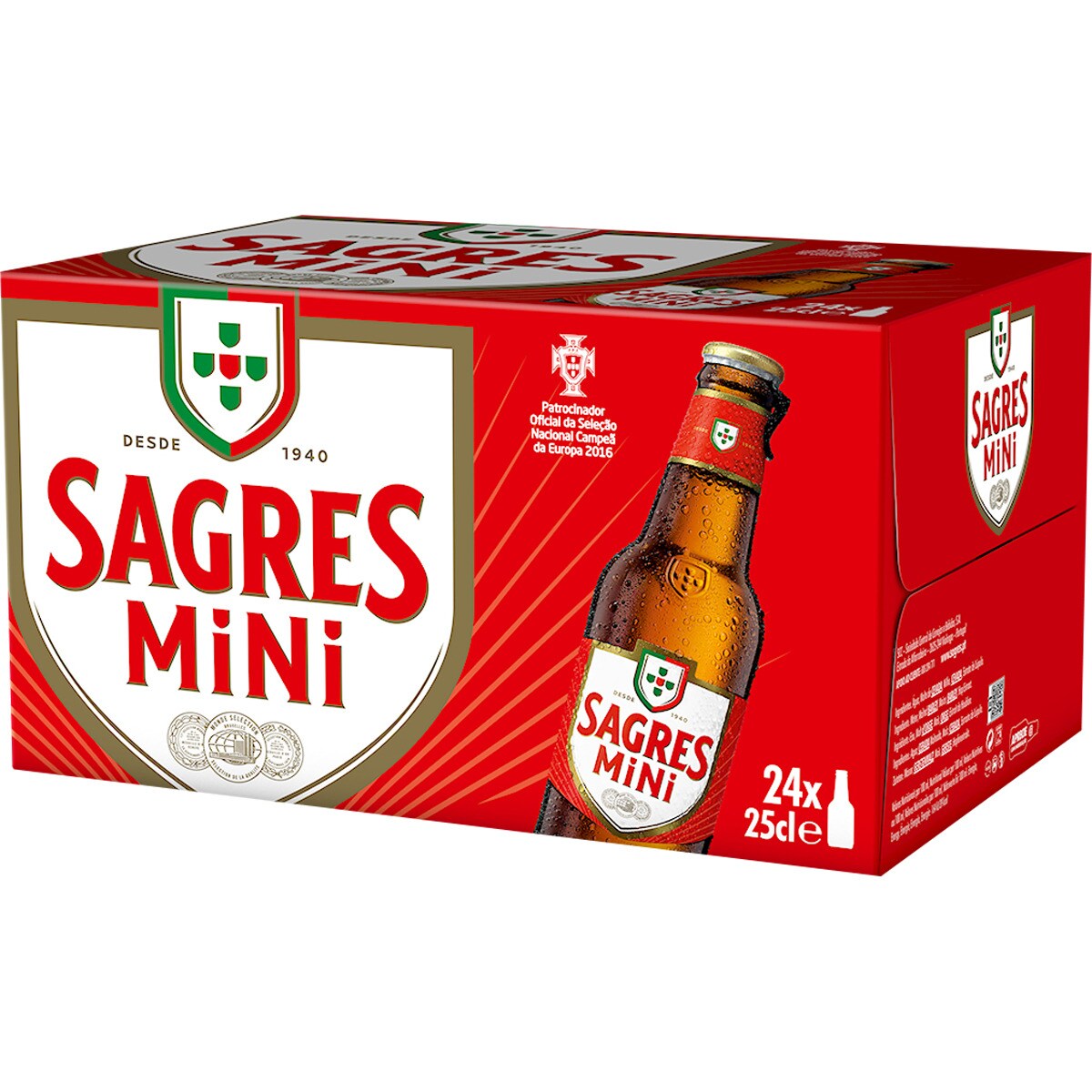 Cerveza Rubia Portuguesa Pack Botellas Cl Sagres Supermercado