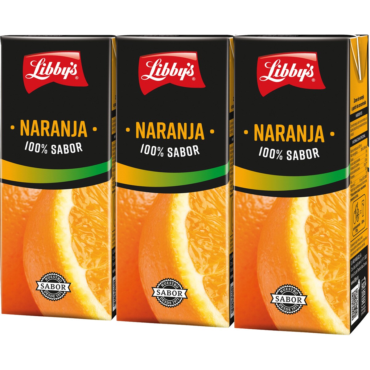 100 Zumo De Naranja A Partir De Concentrado Pack 3 Briks 200 Ml