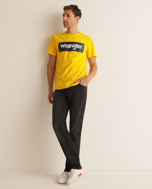 Jeans regular azuis de homem