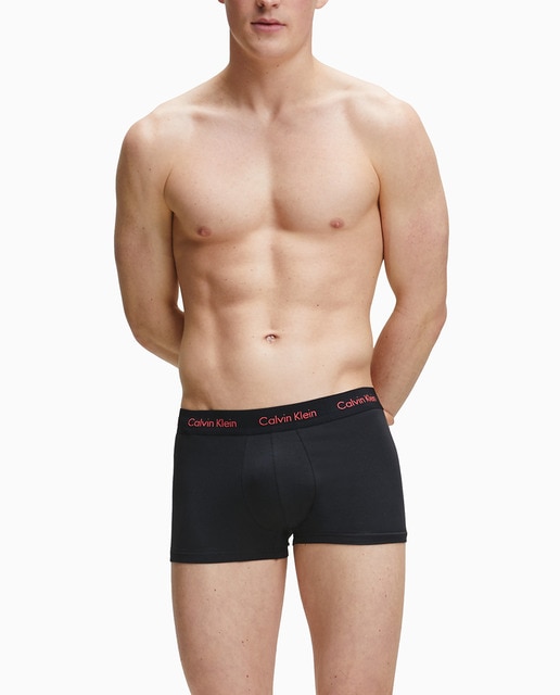Pack de três boxers de malha multicolor